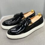 Patent Leather Men's High-End Casual Shoes